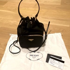 Prada Duet Shoulder bag (nylon bucket bag)